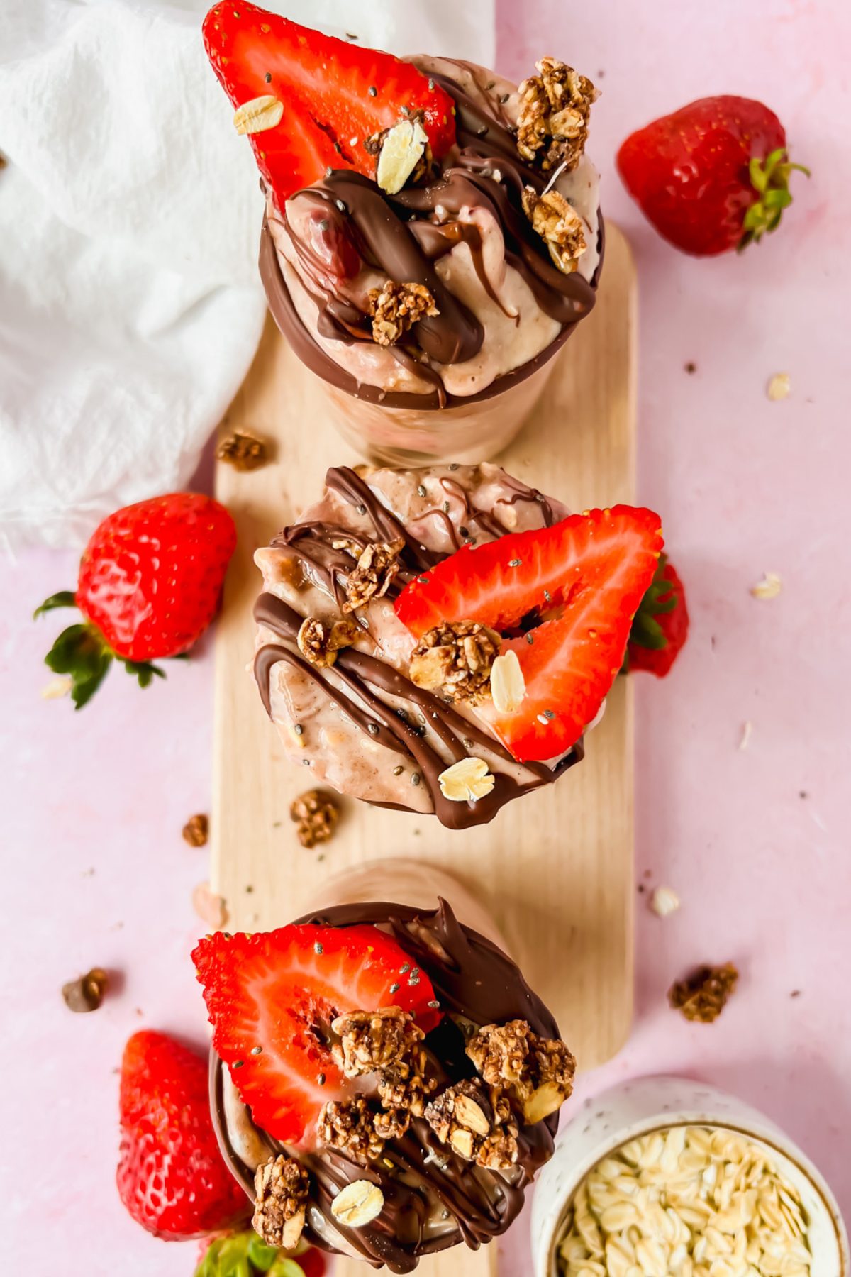 Chocolate Strawberry Overnight Oats