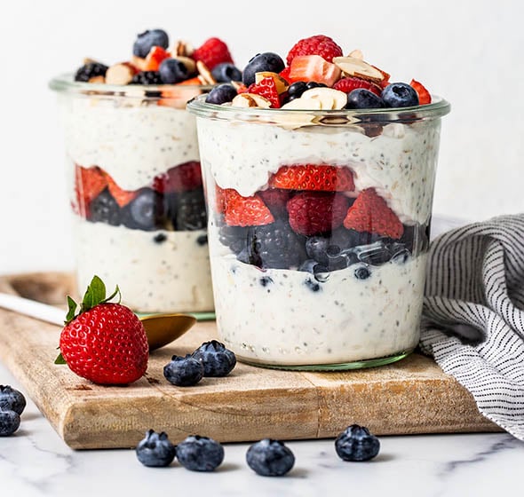 High Protein Overnight Oats Without Protein Powder 