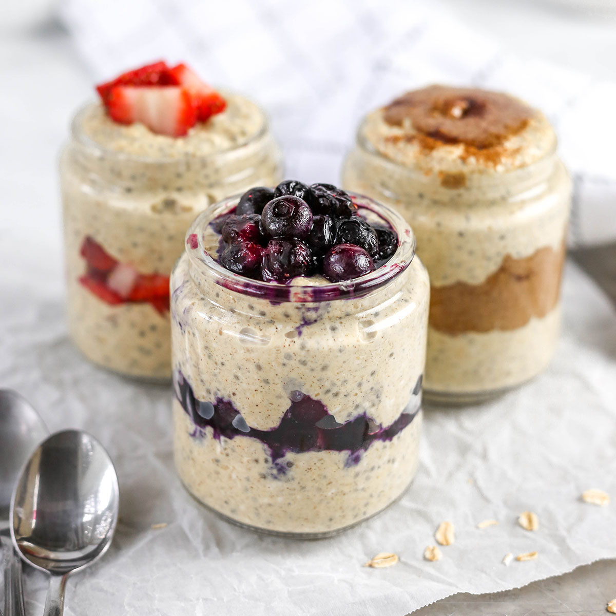 Vegan Protein Overnight Oats 
