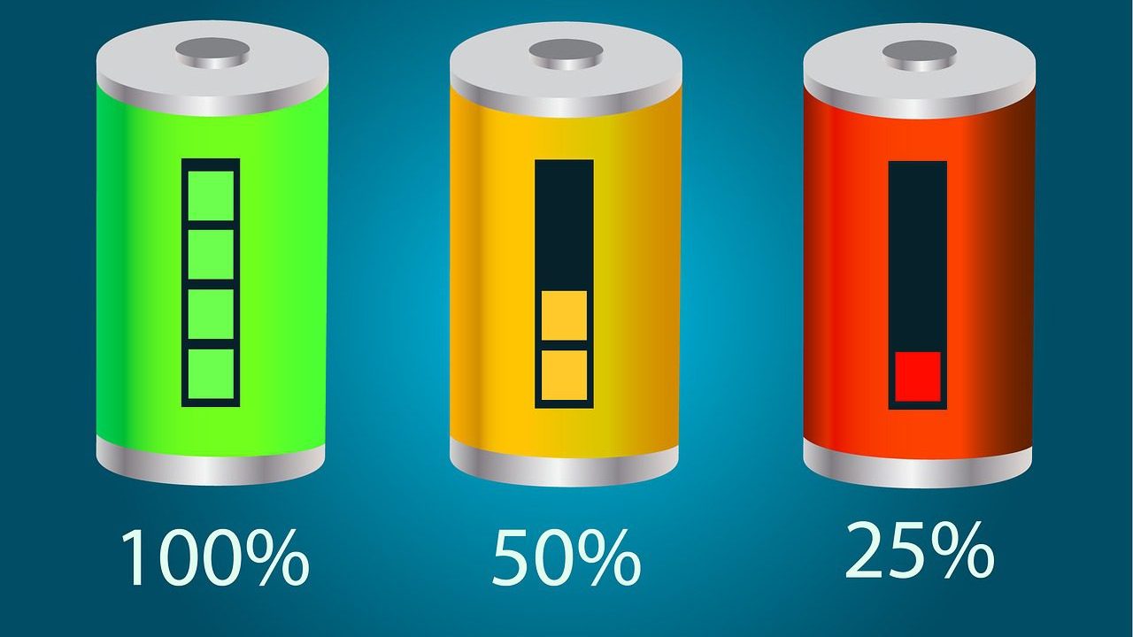 drone battery levels